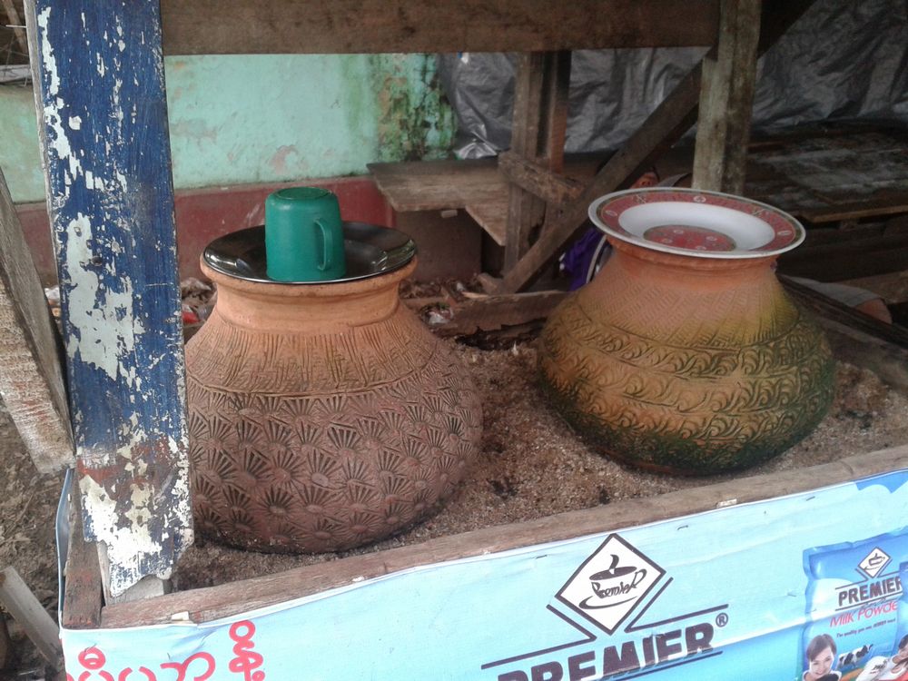 Water to drink for free in Myanmar