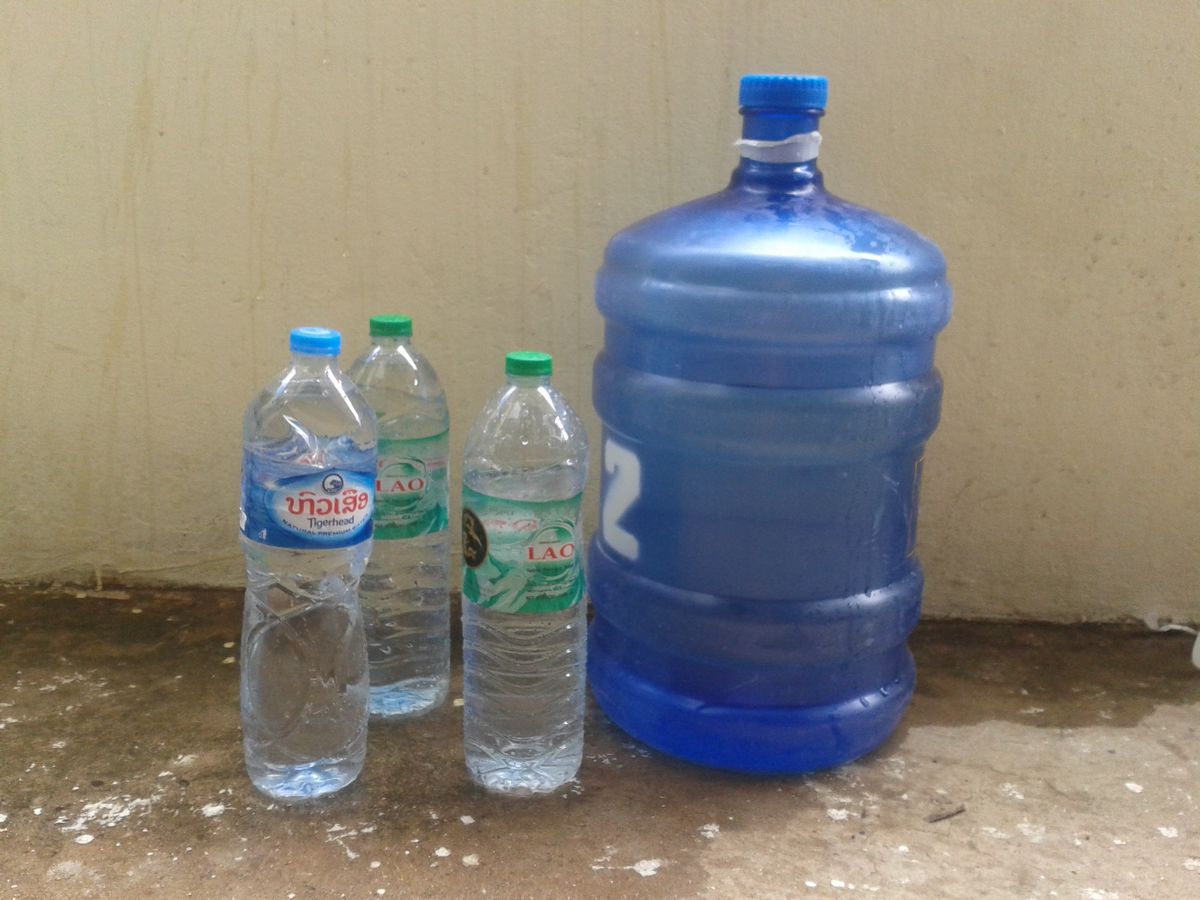 How to save on potable water in Luang Prabang, Laos